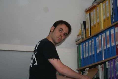 Foto die afgelopen weekend gemaakt is door Robin, tijdens het opruimen van wat spullen. Voor de rest een beetje heel erg verbaasde blik