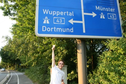 WuP ziet Wuppertal, plaatje in Duitsland.